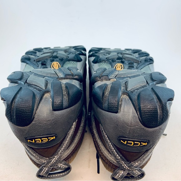 KEEN Men's Brown Leather Lace Up Detroit Low Steel Toe ESD Work Shoes 8 EU 40.5 - Picture 12 of 12